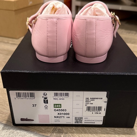 CHANEL Light Pink Mary Jane Shoes - Picture 8 of 8